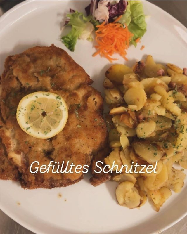 Gefülltes Schnitzel im Gulfhof